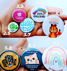 Chapitas Personalizadas 58mm, 37mm y 25mm